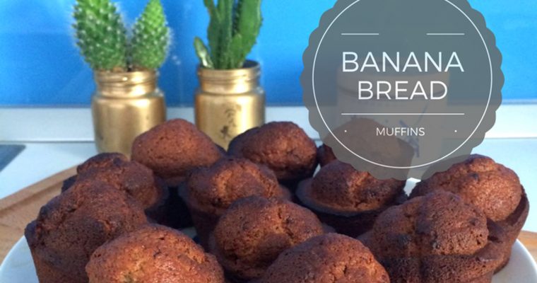 Banana bread muffins – briose de pe alta lume